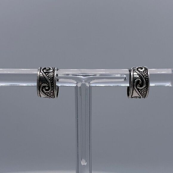 Ear cuff, pair, 925 solid sterling silver, brutalist, Celtic, boho, NWOT - Picture 1 of 13